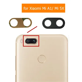 2db Hátsó Kamera Üveg Lencse Xiaomi Mi A1/ Mi 5X Fő Nagy Hátsó Kamera Üveg Lencse Ragasztóval Csere, Javítás, Alkatrészek