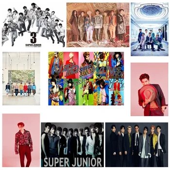 Gyémánt Festmény K-POP Super Junior/SJM 5D DIY Teljes Gyémánt Hímzés, keresztszemes Készletek, Otthon Dekoráció