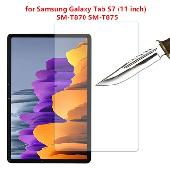 Edzett Üveg kijelző Védő fólia Samsung Galaxy Tab S7 SM-T870 T875 T876B 11 hüvelykes Tablet 9H Üveg Őr Film Fedezni T870