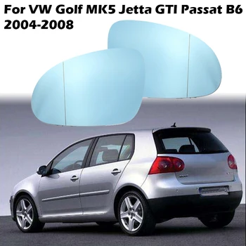Kék Fűtött Oldalsó Visszapillantó Tükör Üveg Melegítő Anti-köd Leolvasztás Ajtó Fűtött visszapillantó Tükörben Lap A VW Golf GTI Jetta Passat MK5