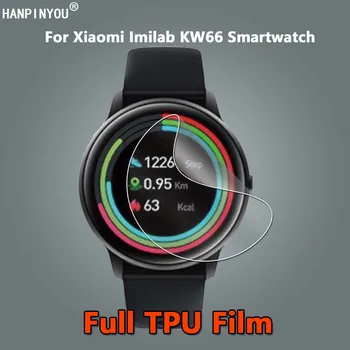 10db A Xiaomi Imilab KW66 Smart GPS Óra Ultra Világos, Teljes Borító Puha TPU Hidrogél Fólia képernyővédő fólia -Nem Edzett Üveg