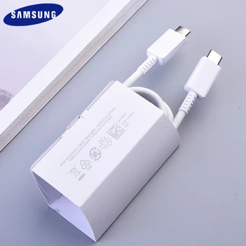 Eredeti Samsung 65W PD Gyors Töltő Kábel 100CM 5A USB 3.1 Típus C Típus C Adatokat Kábel Galaxy Note 20 10 S20 Ultra S20 Plusz