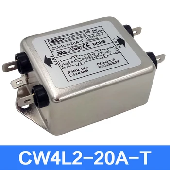 Tajvan EMI Tápegység Szűrő CW4L2 3A 6A 10A 20A Dual-színpad, S Tisztítási egyfázisú 220V AC 30A