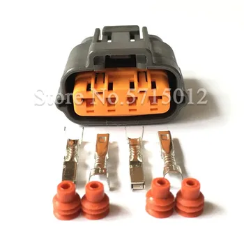 4 Lyuk 6195-0030 Gépjármű Fojtószelep Pozíció Érzékelő TPS Plug Gyújtás Vezérlő Csatlakozó Nissan Mazda RX7 FD