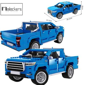 Mailackers 826PCS Technikai autó Auto Pickup építőkövei Diy Tégla Közgyűlés Autó Oktatási Játékok 