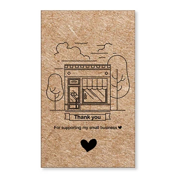 10-30db Köszönöm Kártya Természetes nátronpapír Köszönjük A vásárlást Címkék Kis Üzleti Üzleti Egyéni Kártyák Dekoráció Címkék