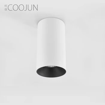 COOJUN LED Felületre szerelt Spotlámpa 7W 12W 4000K Természet fehér AC85-265V Bolt, Bár, Kávé, Étterem, Nagy Fényerejű Mennyezeti Világítás
