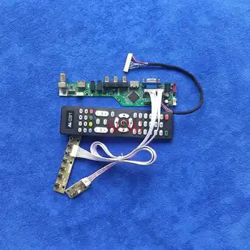 VGA USB AV HDMI-kompatibilis LED/LCD Mátrix Meghajtó Testület Analóg Jel 1024*600 Illik CLAA089NA0ACW/CLAA089NA0BCW LVDS 30 Pin-DIY Készlet
