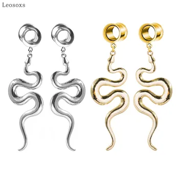 Leosoxs 2db Európai, illetve Amerikai Hot Stílus Szabálytalan Kígyó alakú Medál, Fülbevaló Gyönyörű Piercing Ékszer