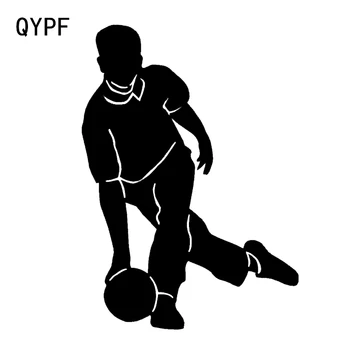 QYPF 10.9*15.4 CM Érdekes Bowling Vinil Dekoráció Autó Stílus Matrica Tartozékok Reflektív Fekete/Ezüst C16-1315