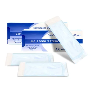 200pcs/doboz önrögzítő Sterilizálás Tasak minőségű Táskák a Táska az Eldobható Tetoválás Kiegészítők, Kellékek 90X165mm 90X260mm
