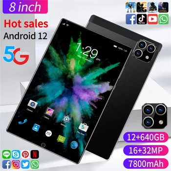 8 Inch Tíz Mag 8GB+128GB Arge WiFi Tablet Notebook Android 12 PC Dual SIM Dual Kamera, Bluetooth 4G Telefon Hívás Teclast 2021