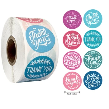 50pcs Ajándék Tömítő Matricák Szeretem a kézzel készített köszönöm washi tape matrica tekercs packging dekoráció köszönöm címke beállítása