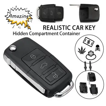 Hordozható Kocsi Kulcsot, Stílus Biztonságos Rekesz Konténer Titkos Üres Tároló Esetben Autó Kulcs Rekesz Tartály Kocsi kulcsot Tartozékok