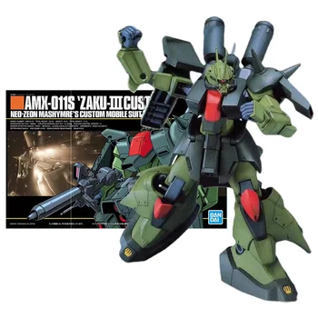 Bandai Valódi Gundam Modell Kit Anime Ábra HGUC 1/144 AMX-011S ZAKU ⅲ EGYÉNI Gunpla Anime figurát Játékok