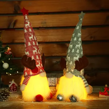 Karácsonyfák Fénye Arctalan Törpe Gnóm Baba Aranyos Dísz Dekoráció Lakberendezés Karácsonyi Natal Új Év 2022 Gyerek Ajándék Játékok