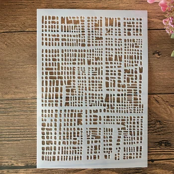 A5 21 cm Nettó Háló Rétegződés Stencil Festmény Scrapbook Színezés Dombornyomás Album Díszítő Sablon