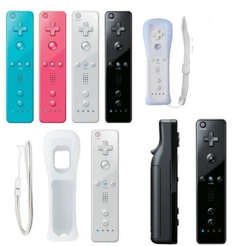 Új Nintend Wii 2 Az 1-Ben Állítsa Be A Vezeték Nélküli Bluetooth-GamePad Távoli Vezérlő Joystick Bal Kézzel+Nunchuck Opcionális Motion Plus