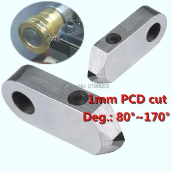 Posalux típus gyémánt szerszám 1mm V vágás ékszer készítés eszközök PCD Endmill Vágó Posalux Típus Faceting Gépi Forgácsoló