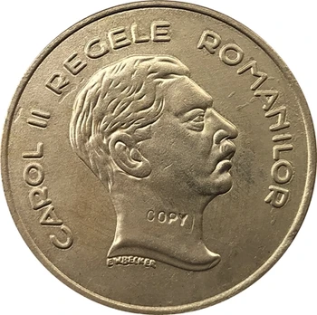 1939-ben Románia 100 Lej Másolás Arany érmék, 35 mm