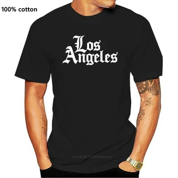 Laza Pamut póló Férfi Vagány Felsők Pólók Férfi Los Angeles-i Gótikus póló