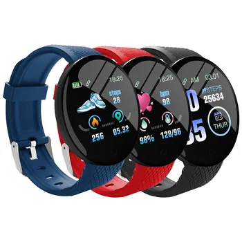 D18 FD68S Smartwatch Fitness Tracker Órák Intelligens Karóra Férfi Nő a vérnyomás Lépés Stopper IOS, Android Okos Karkötő