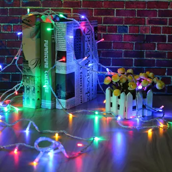Vízálló led string fény 8.5 M 100leds & Music & Controller Tündér dekoráció 8 Mód, Indoor/Kerti Party,Koncert,Karácsonyi