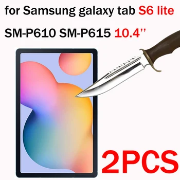 2Packs Edzett Üveg kijelző Védő fólia Samsung galaxy tab S6 lite 10.4 S5E S4 S3 S2 S S7 8.4 8.0 10.1 10.5 védőfólia