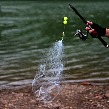 1DB Hordozható Halászati Nettó Csapdák Overlord Csomagban Fénylő Gyöngyök Réz Tavaszi Sekély Nettó Halászeszköz-Hook-ingyenes Halászati Eszközök