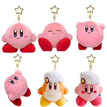 Rajzfilm Aranyos Csillag Kirby Aranyos Anime Plüss Baba Játék Medál Rózsaszín Lány Szíve Táska Medál, Kulcstartó Lány, Ünnep, Ajándék