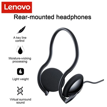 Eredeti Lenovo P510 Vezetékes Fejhallgató Overear Játék Fülhallgató Mikrofonnal, Audio Kábel, Fülhallgató Rezsi