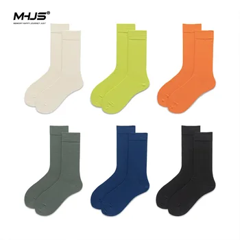 Sufeng Utca fluoreszkáló zokni egyszínű közepes zokni férfi, illetve női sport, gördeszka pamut harisnya