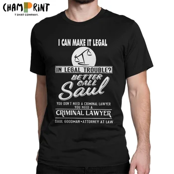 A Férfiak Nem Kell Jobb Hívás Saul Gyilkosság Póló 100% Pamut Ruházat Vicces Rövid Ujjú Sleeve Póló Eredeti T-Shirt
