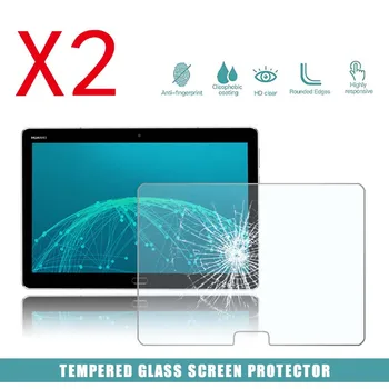 2db Tabletta Edzett Üveg kijelző Védő fólia Takarja a Huawei MediaPad M3 Lite 10 9H robbanásbiztos Edzett Üveg Képernyő