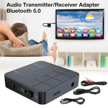 Bluetooth 5.0 Audio Adó-Vevő Adapter 2 In1 Hordozható, Vezeték nélküli Audio Készülék RX/TX-Mód TV, Autó, Számítógép