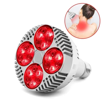 Nő LED Izzó E27 48W Mély Piros 660nm Közeli Infravörös 850nm A Virágzó Termő Nő Spektrum Javítása Fény Terápia