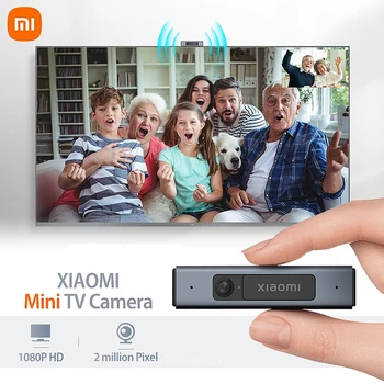 XIAOMI TV Kamera 2 millió 1080P HD Webkamera, Mikrofon Mini Hordozható Adatvédelmi Cover Videó Intelligens Otthon C-Típusú USB-H. 264 MJPG YUY2
