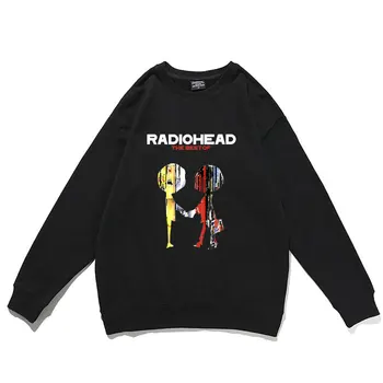 A Radiohead A Legjobb Rock Együttes, a Radiohead Hip-Hop Pulóver Férfi Alkalmi Pulóver Zenei Album Nyomtatás Férfiak a Nők a Divat Pullovers