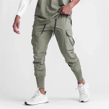 Futó új fitness férfi sport nadrág streetwear szabadtéri alkalmi nadrág pamut férfi nadrág a divat márka férfi ruházat