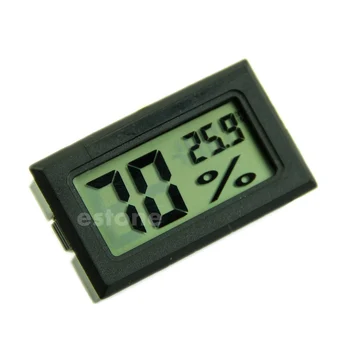 Hőmérő páratartalommérő Digitális LCD Hőmérséklet Páratartalom Mérő 10%~99%relatív PÁRATARTALOM