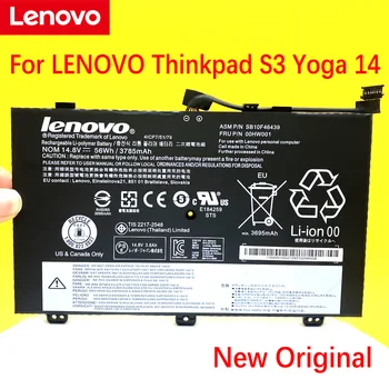 ÚJ, Eredeti Laptop Akkumulátor LENOVO Thinkpad S3 Jóga 14 SB10F46438 00HW001 SB10F46439 00HW000