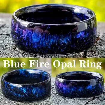 Gyűrűk Legnépszerűbb Tartozékok Gyűrűk Nők Esküvői Ajándékok Luxus Designer Ékszerek Tűz Opál Fidget Gyűrű Nagykereskedelmi Elemek Anillos