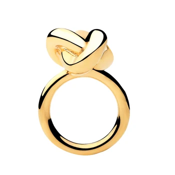 VAROLE Divat Infinity Csomózás Gyűrű Design Arany Színű Midi Gyűrűk Női Ékszerek Judit Feminino