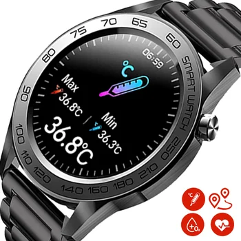 2021 Sport Intelligens Karóra Férfi Lépésszámláló GPS Órák Fitness Tracker Full Touch Hőmérséklet pulzusszám Smartwatch Az Android-IOS