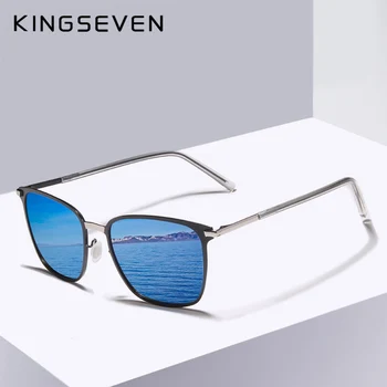 KINGSEVEN 2018 Polarizált Napszemüveg, Férfi Klasszikus Férfi Napszemüveg Vezetés Utazási Unisex Oculos Gafas De Sol