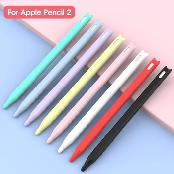 Az Apple Ceruza 2 Szilikagél Esetekben Szép Macska minta Apple iPad Tablet Touch Pen Stylus Protective Sleeve tok