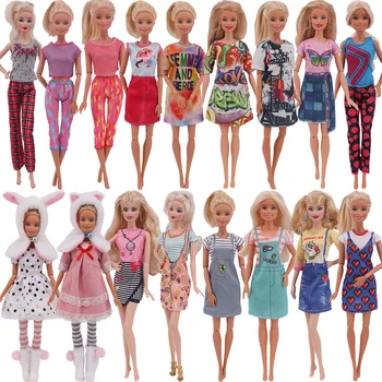 Barbie Baba, Új Ruhát Mindennapi Viselet, Alkalmi Ruha, Ing, Szoknya, Ház Baba Barbie-Baba Ruházati kiegészítők 5G JJ