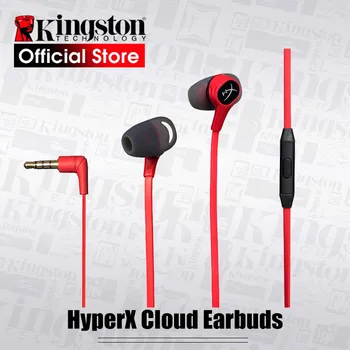 Eredeti Kingston HyperX Felhő Fülhallgató Gaming Headset mikrofonnal magával ragadó vezetékes fülhallgató in-game audio In-Ear fülhallgató