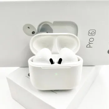 Mini Pro 6 Sztereó hang TWS Bluetooth Fülhallgató, Hi-Fi Vezeték nélküli Fülhallgató In-Ear Sztereó Fülhallgató, Headset Okos Telefon PK PRO 4