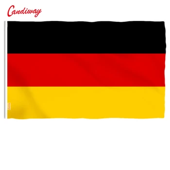 Németország Lobogója Poliészter Zászló Banner a Fesztivál lakberendezési Szuper-Poli beltéri Kültéri német zászló NN008